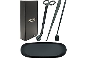 4 in 1 Essential Candlelight Accessory Tools with Storage Tray for Candlelight Lovers