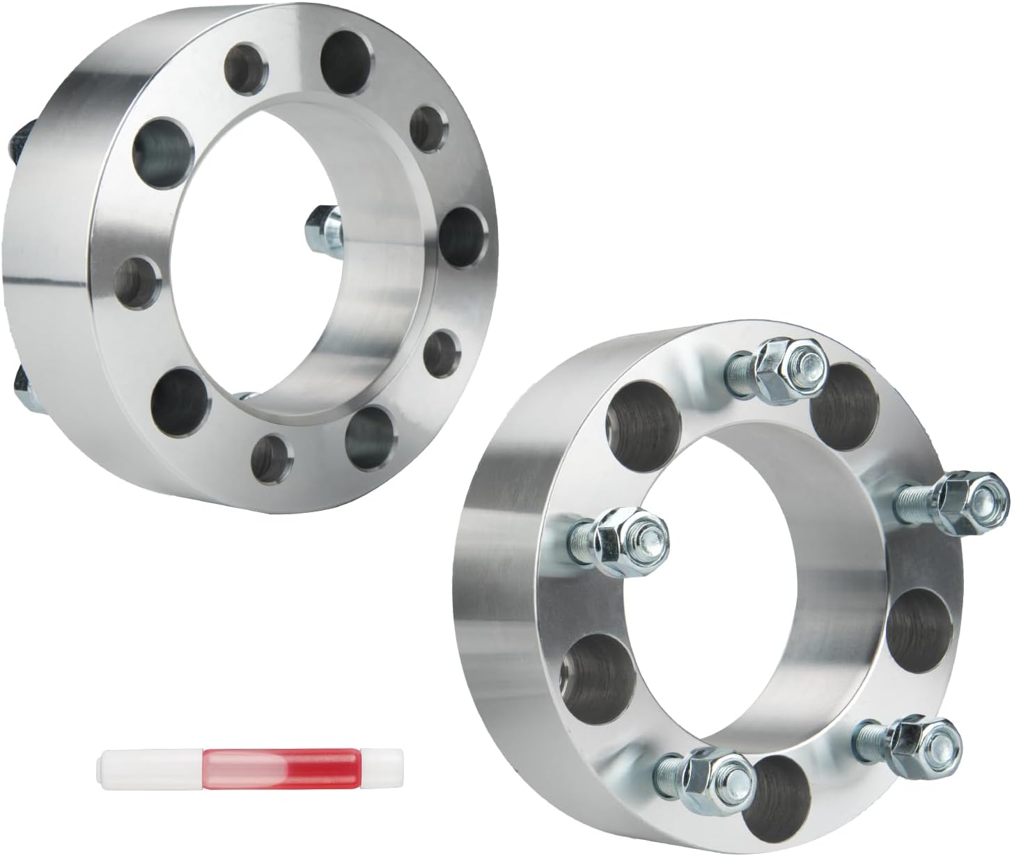 5x5.5 Wheel Spacers 2" for F-150, Ram 1500, F-100, E-150, E-150 Econoline, Bronco, CJ7, Ram 1500 Van, E-150 Club Wagon, CJ5, D150, 108mm Hub Bore & 1/2" x20 Studs, 5 Lug Forged Spacers, 2Pcs