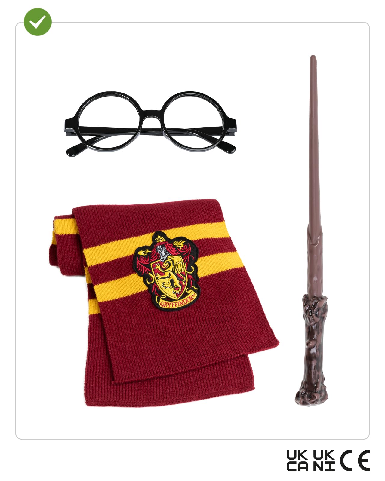 FUNIDELIA Perruque Harry Potter - Déguisement pour homme et accessoires