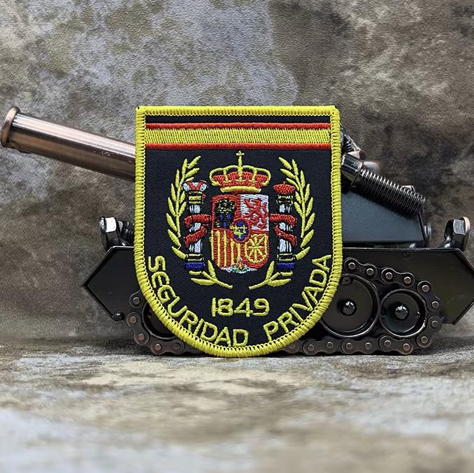Seguridad Privada España Tactical Patch Loop - Insignia adhesiva (70 x 90 mm)