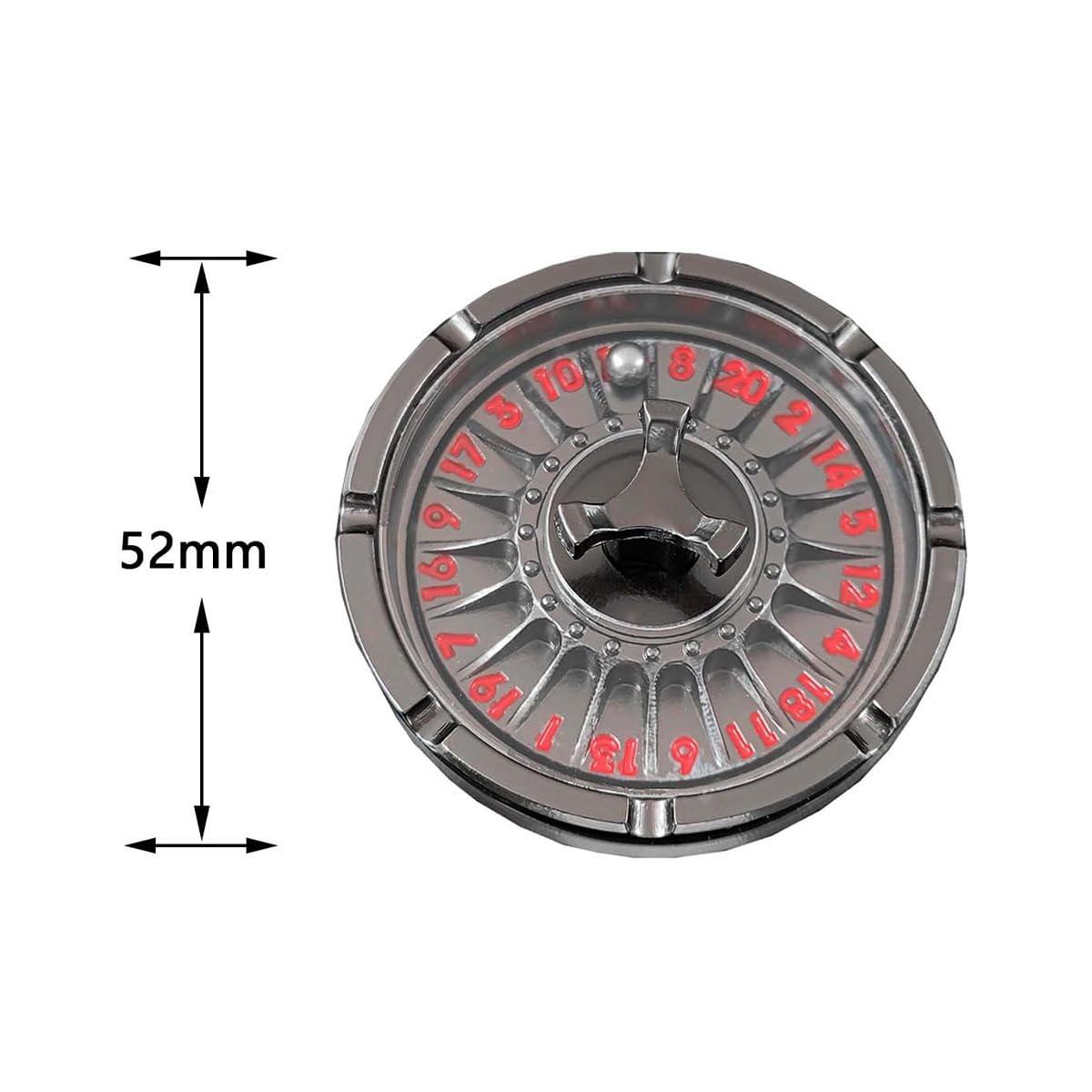 Dadi Da Roulette D20, Dadi Metallici a 20 Facce Con Splendida Confezione Regalo Per Dungeons and Dragons D&D E Giochi Da Tavolo