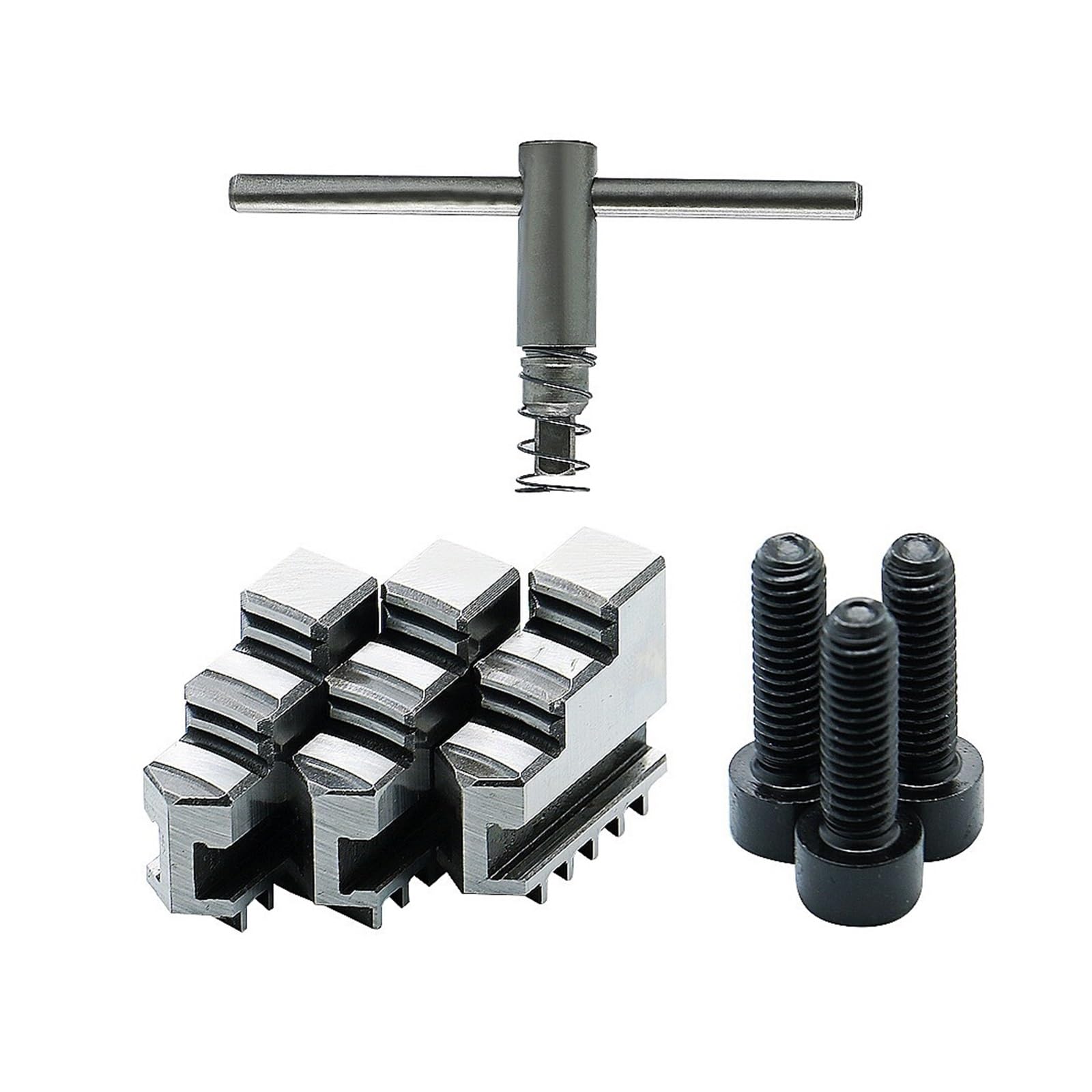 Mandrino for tornio K12 80 100 125 160 200 250 130 Mandrino autocentrante a Quattro Griffe Sanou da 100 mm Mandrino a Scorrimento da 4 Pollici for Piccola L(K12-125)