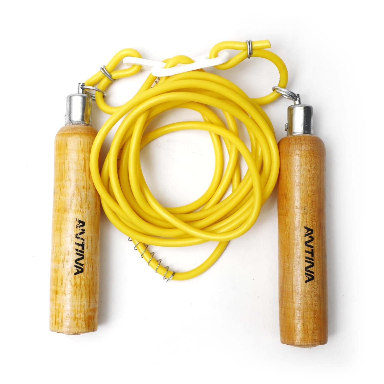 ANTINA Wooden Handle Skipping Rope for Workout | Wooden Handle Adjustable Length for Men, Women, Kids and Girls, Gym Training, Exercise and Workout (B0B9KL5NY4) Amazon Price History, Amazon Price Tracker