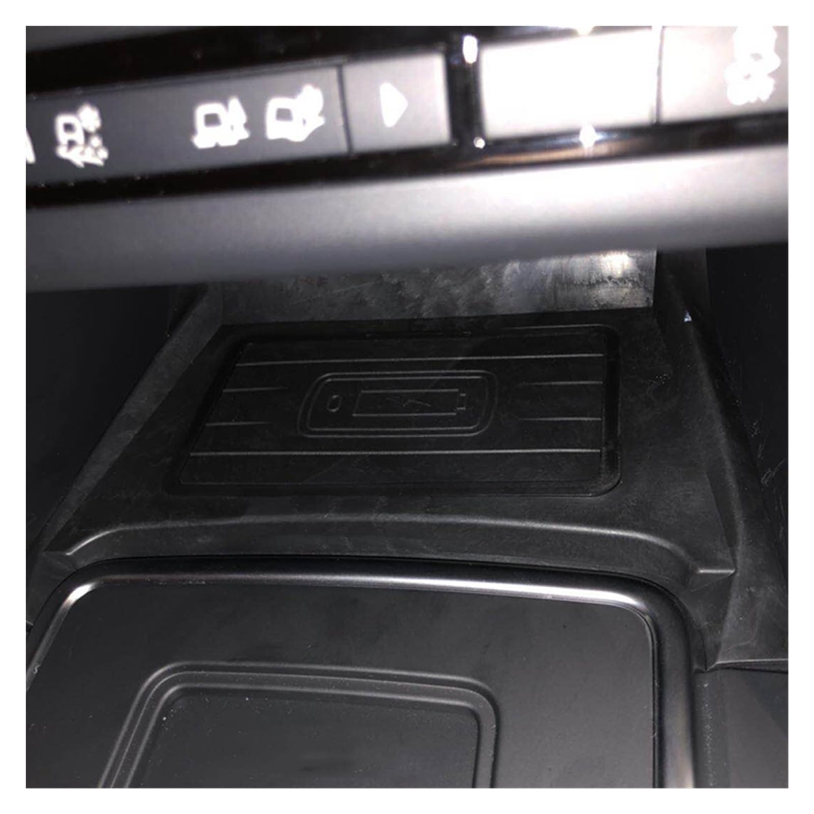 Bezprzewodowa ładowarka samochodowa 15w szybka ładowarka płytka ładująca Pad uchwyt na telefon, dla Range Rover, dla Discovery Sport 2015 2015 2017 2018 2019 Panel płyty ładującej