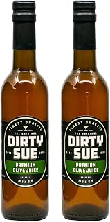 Dirty Sue - The Original Premium Olive Juice, 12.69 oz Glass Bottles (12.69 Oz (Pack of 2))
