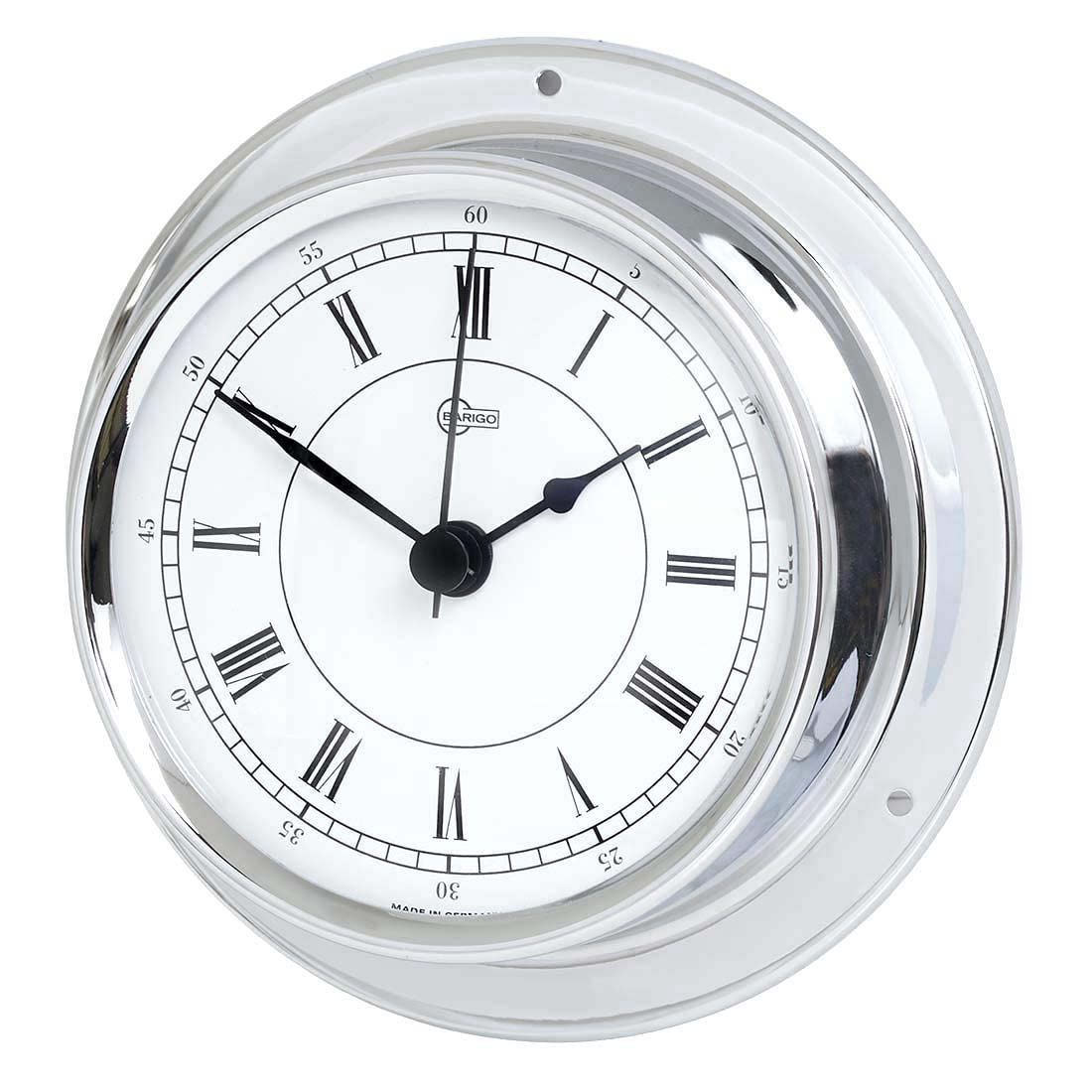 Barigo Tempo montre chrome : montre de bord maritime élégante