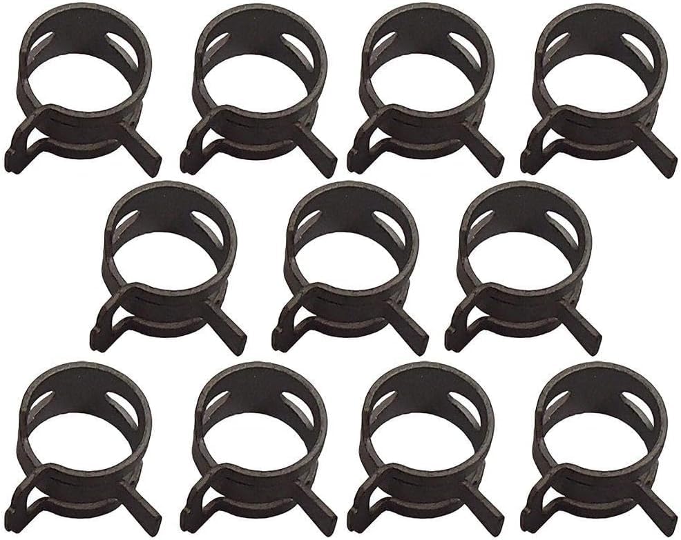 Morsetti per Tubi Flessibili, 50 Fascette stringitubo, for Tubo Carburante, for Acqua, for Aria, Clip a Molla M6-M20, M13(50pcs M15)