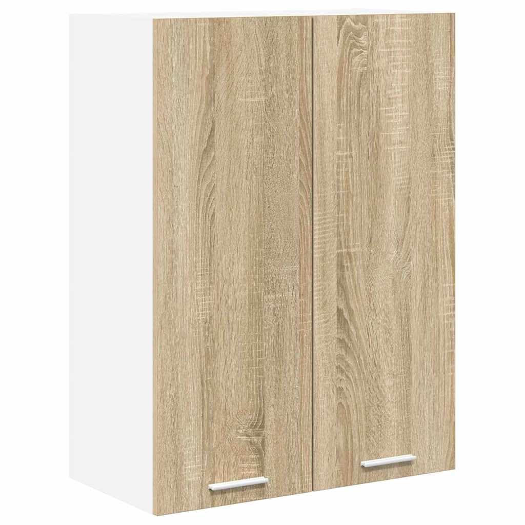 Hängeschrank Sonoma-Eiche, 60x31x80 cm, Holzwerkstoff, mit 2 Türen, Küchenschrank für Küche, Speisekammer & Lagerung, langlebig & modern