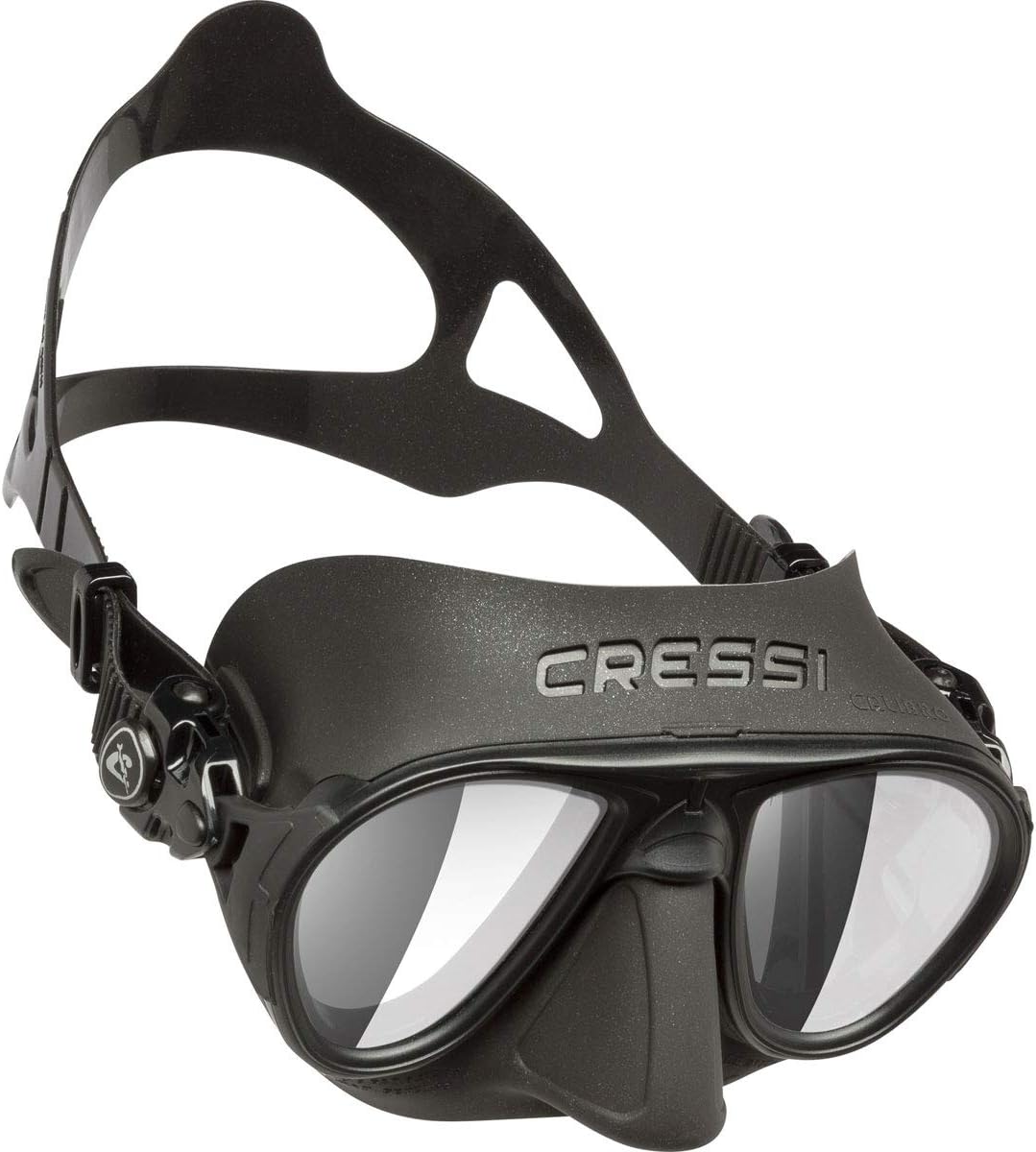 Cressi Calibro Low-Volume Two-Lens Dive Mask WHE/PK