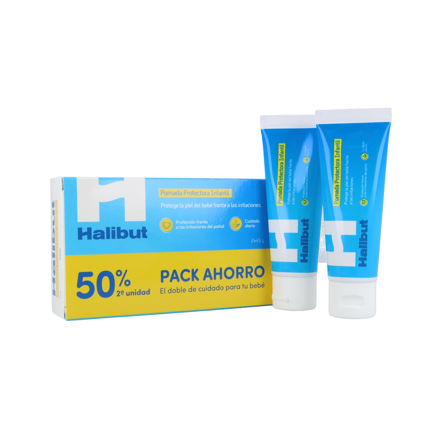 Halibut Dermoh Duplo Pack Ahorro 2 unidades de 45g