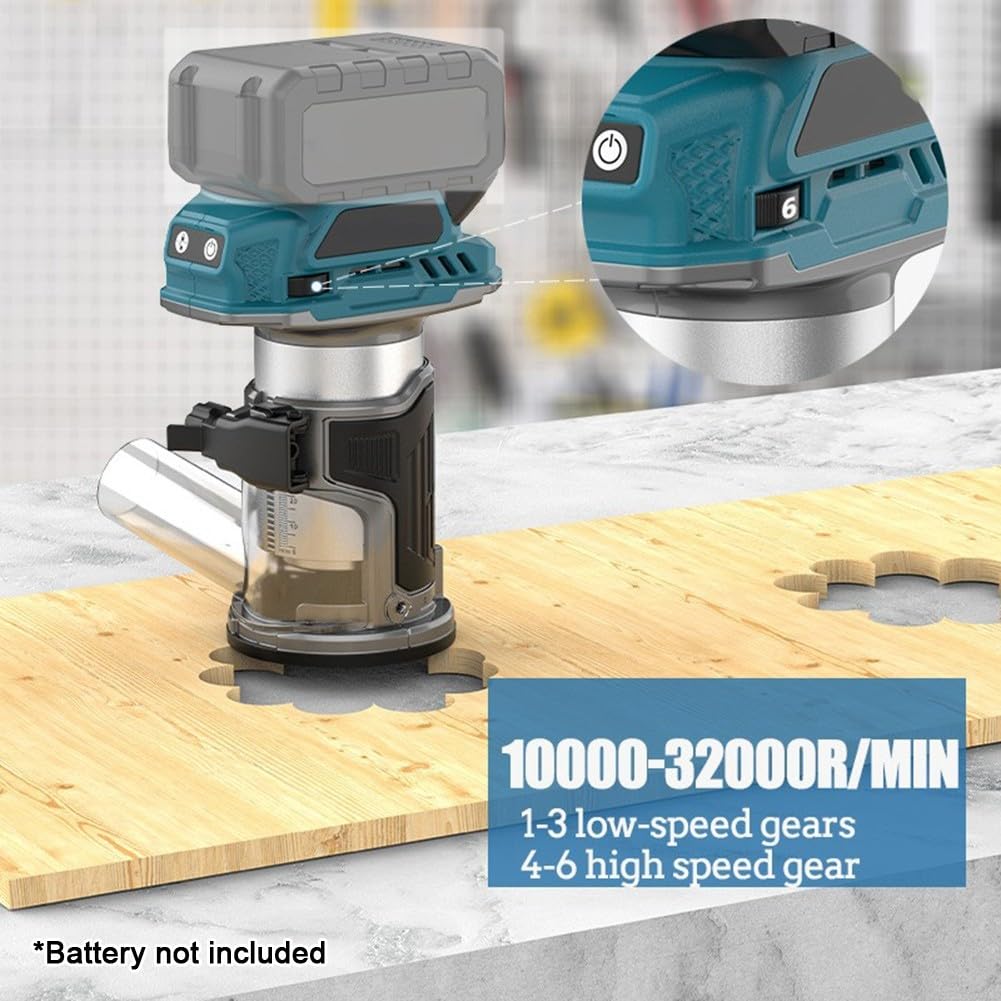 Fresatrice Verticale Brushless 21V Leggera 6 Fresatrice Verticale