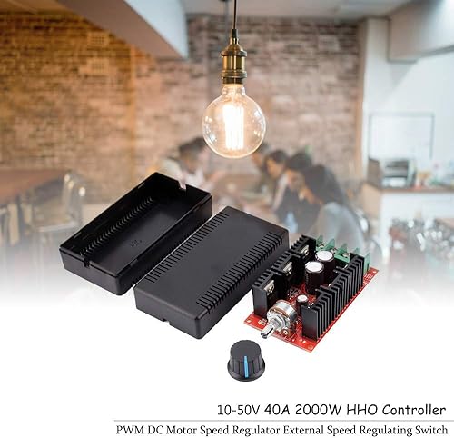 Miniatura 5 de Comidox 1 controlador de velocidad de motor PWM DC de 2000 W 10  50 V máx. 40 A controlador de velocidad HHO RC controlador regulable de velocidad