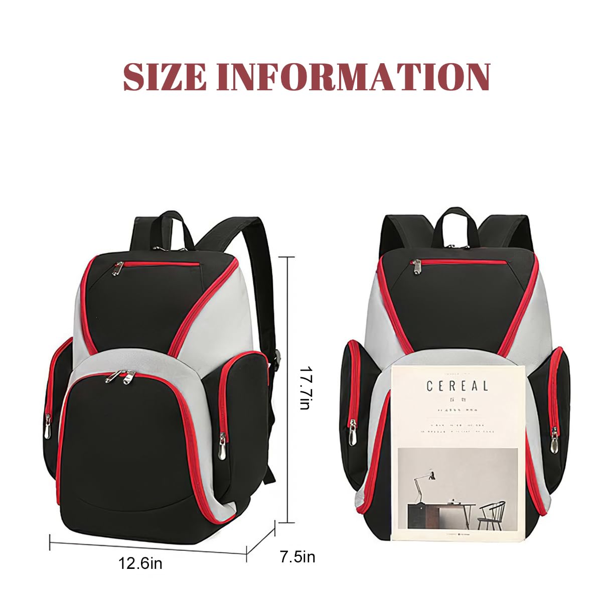 Basketball Bag for Boys, Custom Basketball Backpack Soccer Bag for School  Boys, Personalized Name Number Sports Bags Gym, Outdoor, Travel