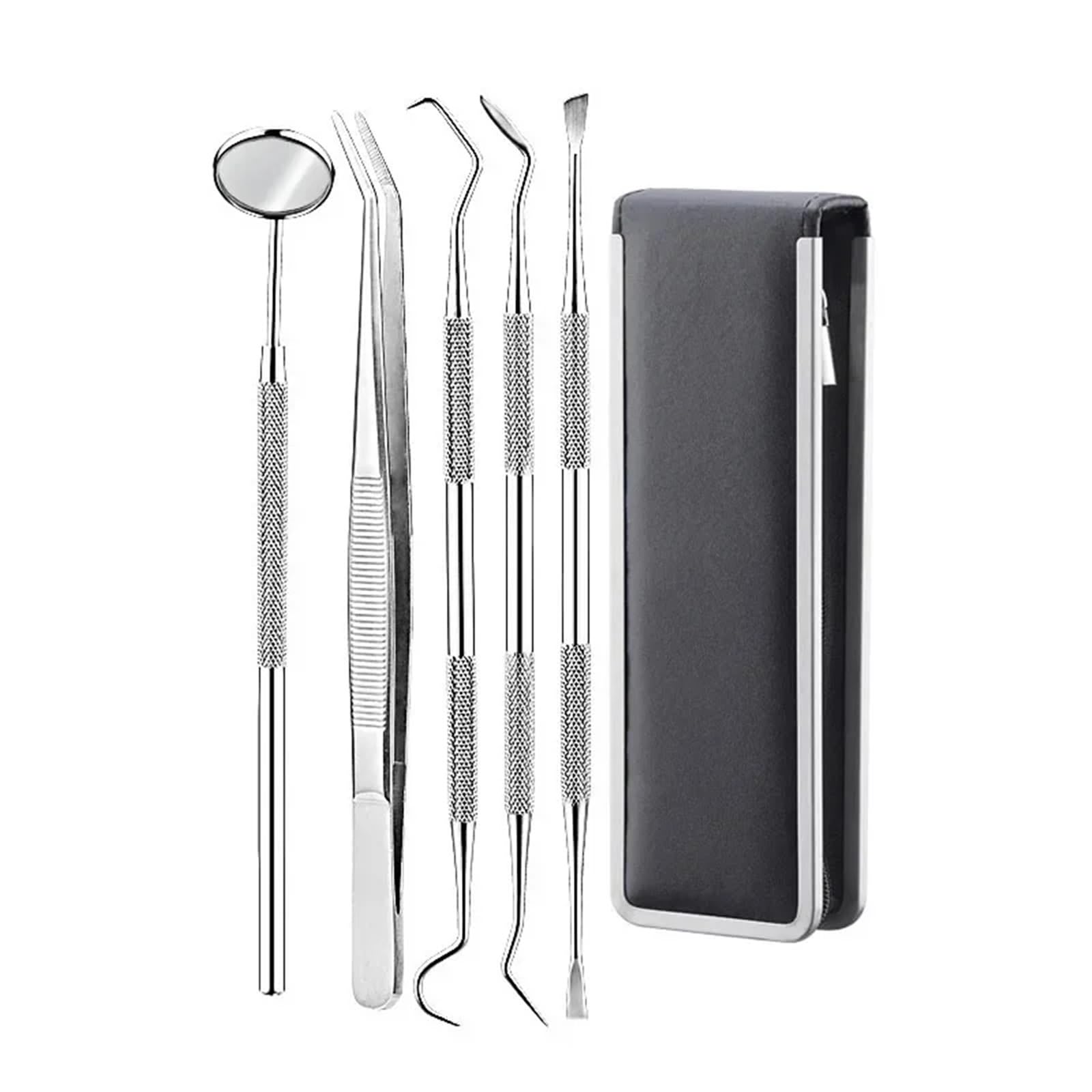 Dental Care Kits 4 5 6 Pcs Stainless Steel Dental Dentist Prepared Tool Set Instruments Tweezer Hoe Sickle