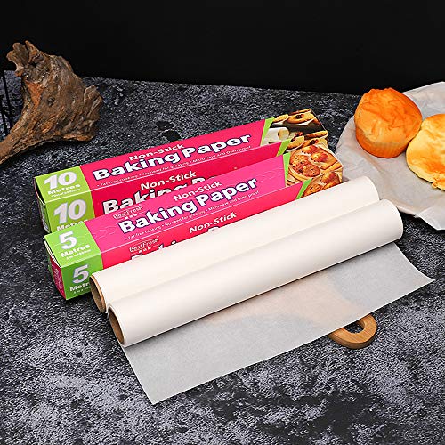 LOVEY-Parchment-Paper-Pstarts-Unbleached-Non-Stick-Baking-Liners-Sheets-for-Cook-Grilling-Air-Fryer-Steaming-Bread-Cup-Cake-Cookie-BBQ-Party30CM-x-20M