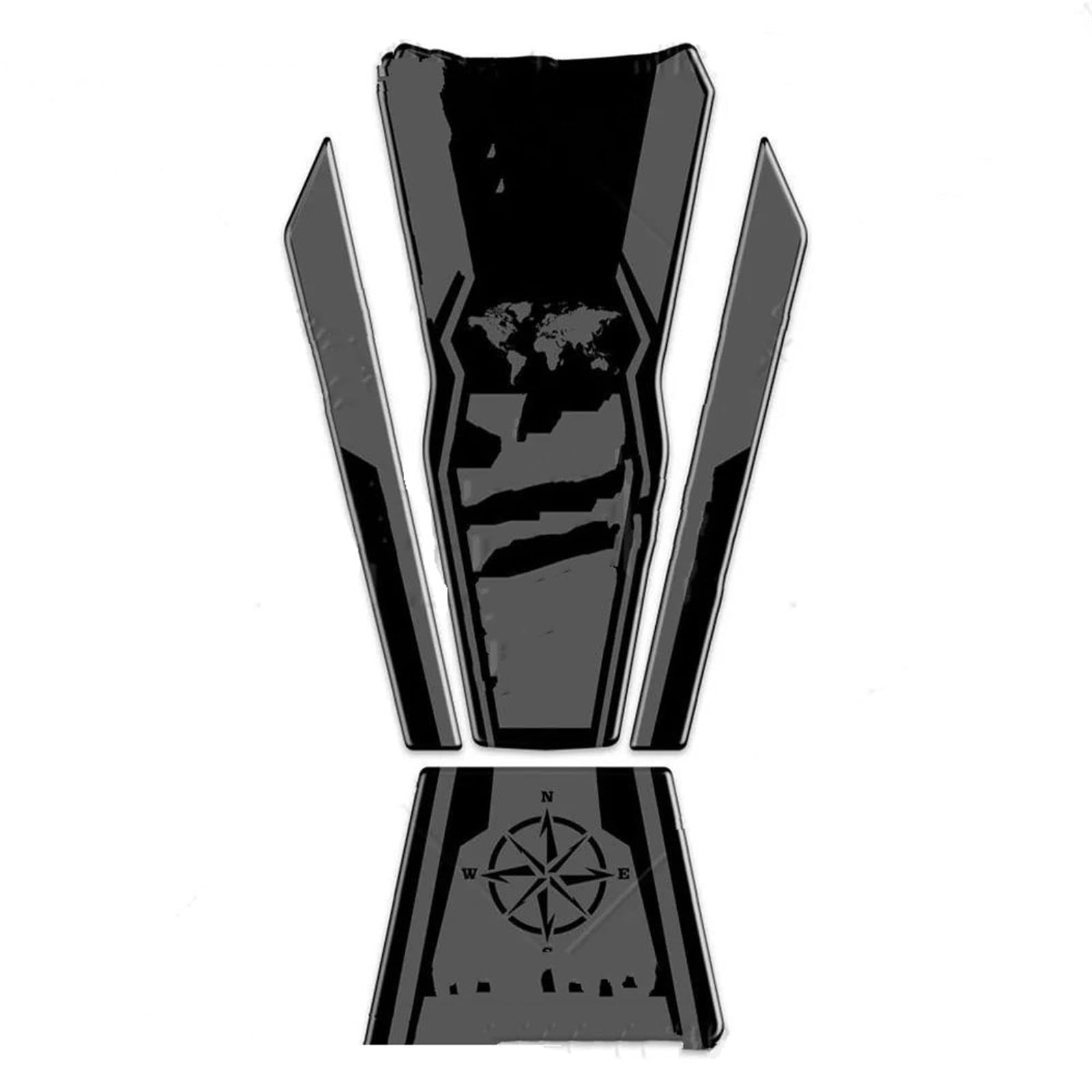 Motorcycle Tank Pad Sticker Protector Triple Black 40 Years Decal for BMW F850GS F750GS F 850 750 GS 2020-2024 Streetfighter(Color3)