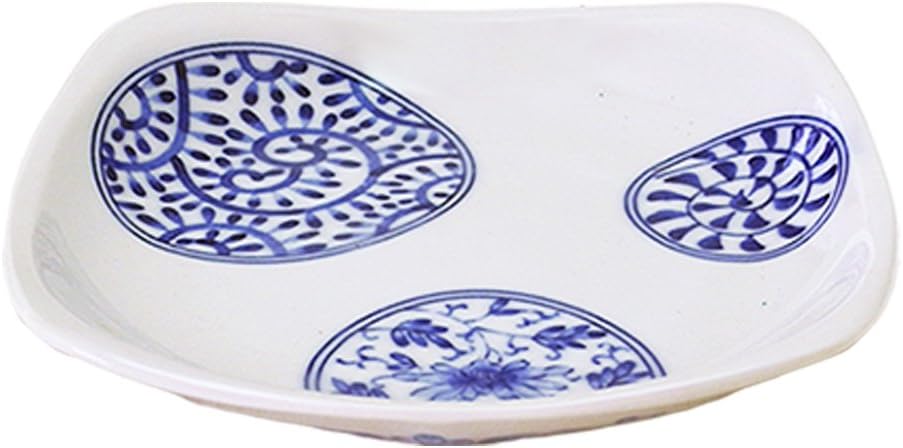 HogdseirrsRound Crest Square 5.5 Plate YH-063-28