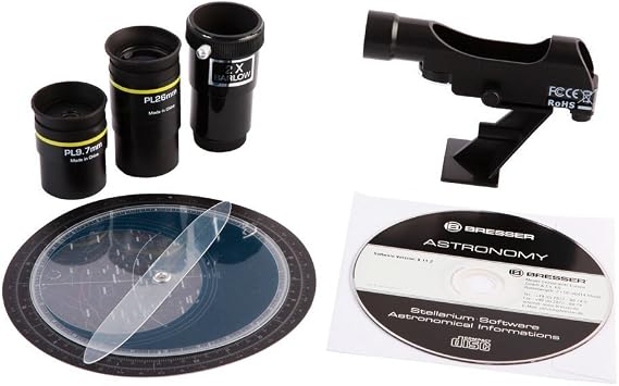 National Geographic CF700SM Black Carbon Fiber Refractor Telescope with Phone Adapter