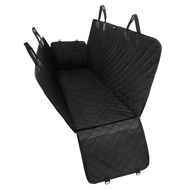 HCMAX Lujo Perro Cubierta de Asiento de Carro Mascotas Hamaca Convertible Cubrir Impermeable Cubiertas…