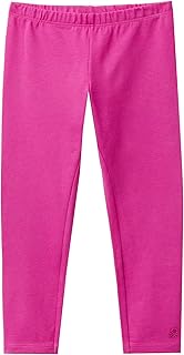 United Colors of Benetton Kız Çocuk Fuşya Benetton Logolu Uzun Tayt