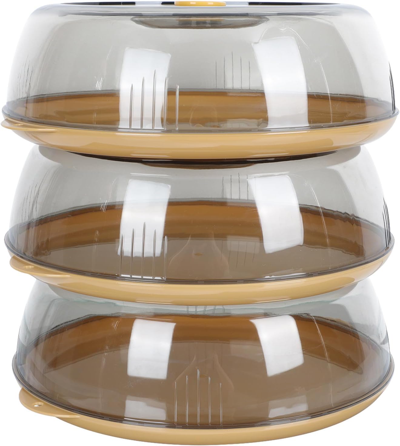 Insulated Food Cover for Household Vegetable and Leftovers Protection, 3-layer Pet Material Dustproof Dining Table Accessory for Kitchen and Food Storage