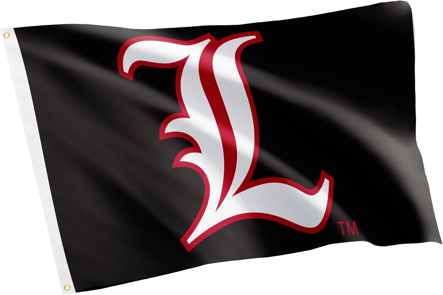 Desert Cactus University of Louisville UL Flag - 3 x 5 Feet Cardinals Banner, Indoor/Outdoor Durable Fabric, 100% Polyester Design (Style A)