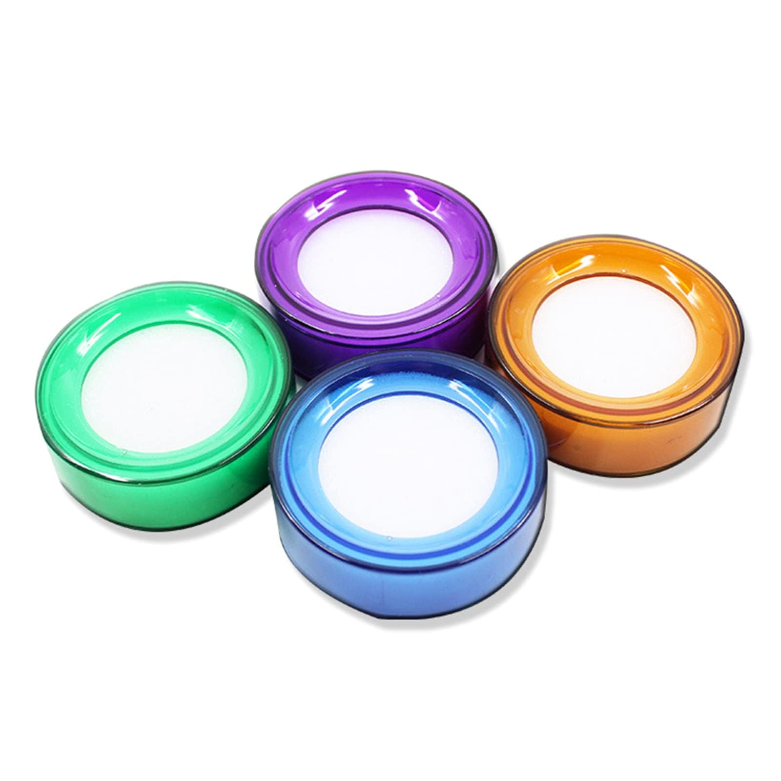 Umidificatore Dito Bagnato Spugna Tazza Conteggio Valuta Carta Denaro Bill Colore Casuale Ufficio
