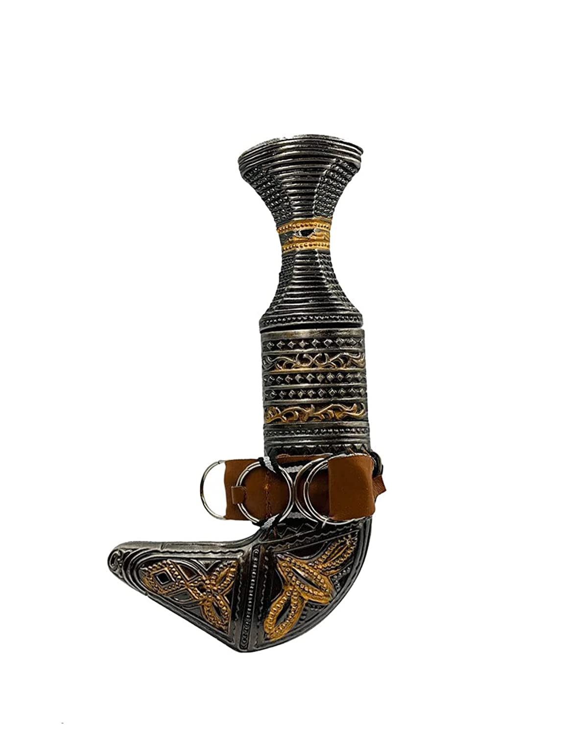 Generic Khanjer Dragger 8 inch Metal Home Decor Sculpture