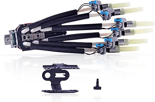 Miniatura 7 de Inyector de combustible Spider con soporte, kit de inyector de combustible compatible con Chevy GMC Pickup 4.3 L Reemplazo 19210688 Inyector de