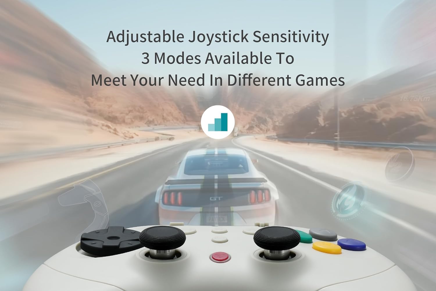 GuliKit Elves 2 Pro - Controller wireless per switch, switch 2, Windows, iOS, Android, con joystick effetto Hall, Turbo, vibrazione Rumble, Bluetooth e cablato, retrò