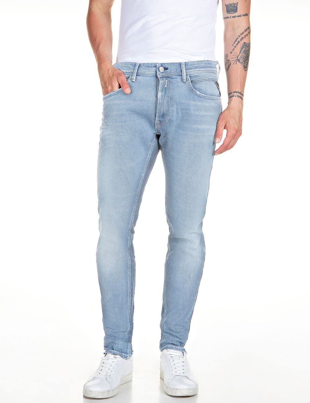 Replay Herren Jeans Willbi Regular-Fit, Light Blue 010-1 (Blau), 29W / 30L