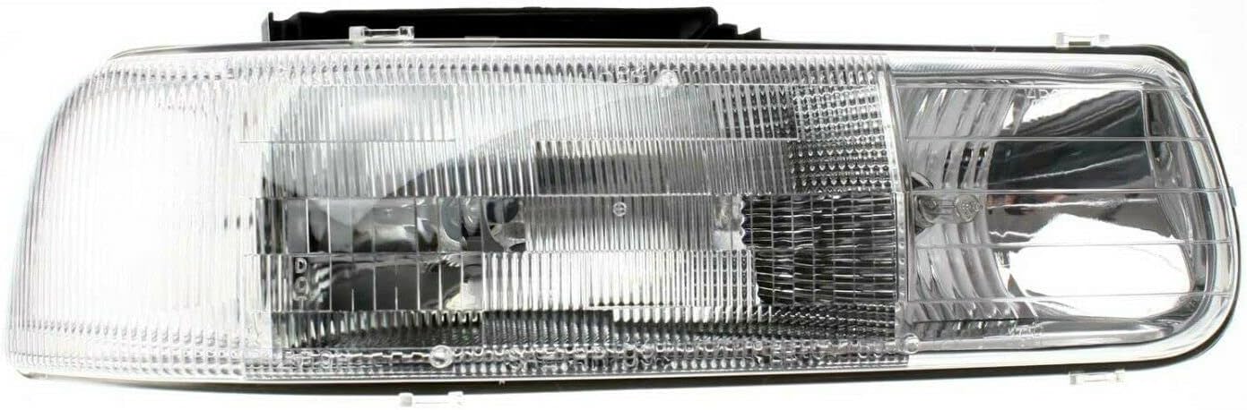 FitParts Compatible With Right Passenger Side Halogen HeadLight Assembly Chevrolet Silverado Suburban Tahoe 1999-2006. New, Waterproof GM2503187 16526133