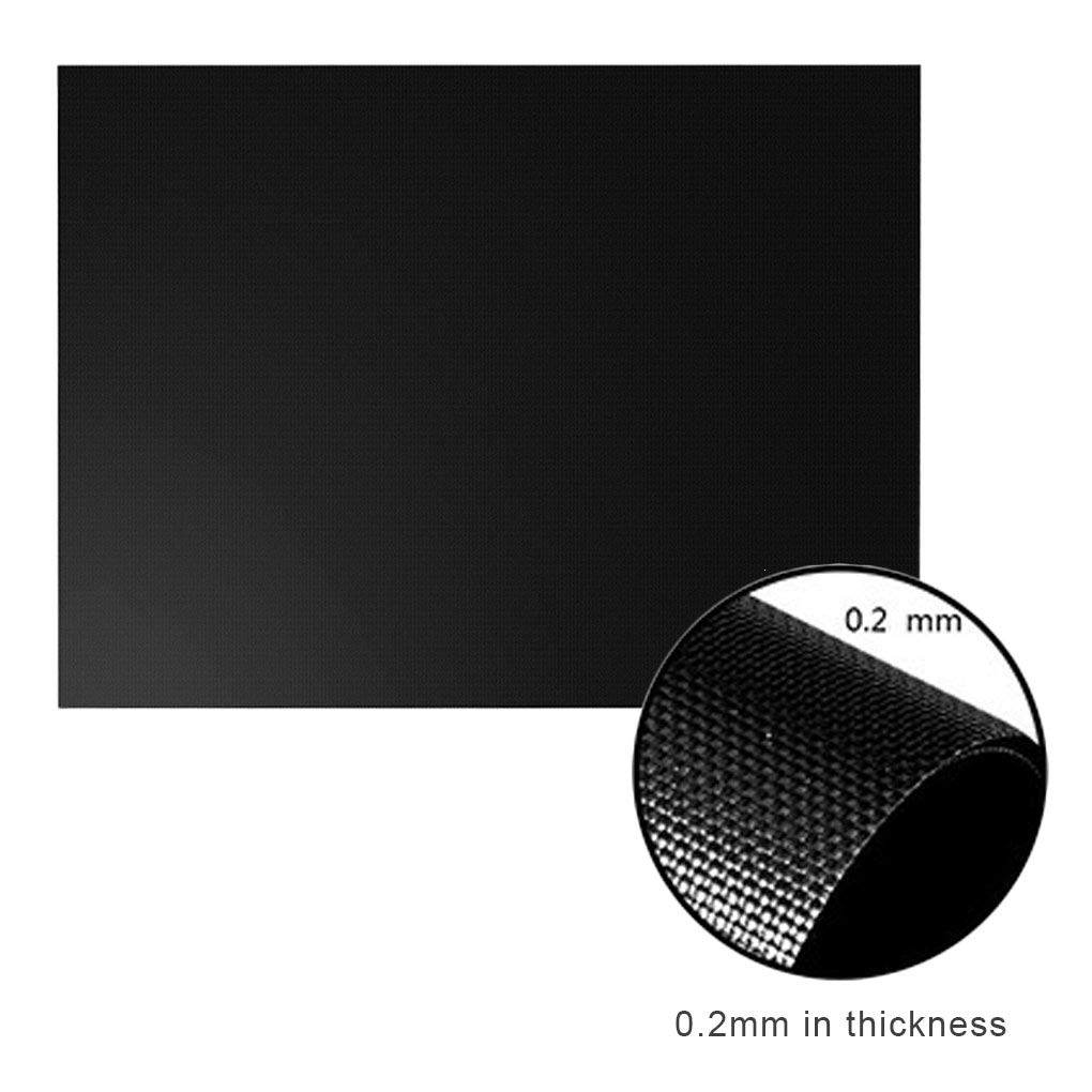 10 Set 2 Stück Antihaft-Grill-Pad Barbecue Backpad Wiederverwendbare Kochplatte Party Grillmatte Schwarz 2 Stück