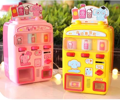 Miniatura 5 de NUOBESTY Juguetes Juguetes Mini Máquina expendedora de bebidas Juguete Máquina expendedora automática de bebidas Juguete Efecto de sonido ligero