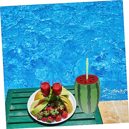 VOSAREA 2 Unidades de melancia copos de água garrafa de água de palha infantil garrafa de melancia p