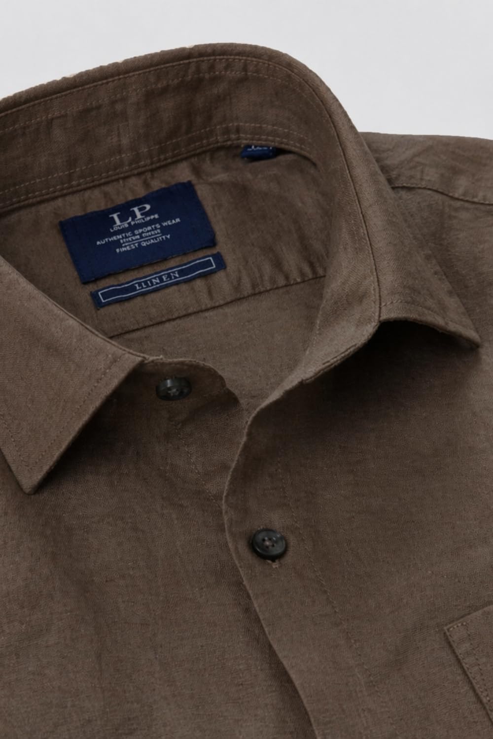 Louis Philippe Men’s Linen Blend Solid Shirt with Soft Handfeel & Naturally Antibacterial Finish – Holiday Wear 6 Louis Philippe Men’s Linen Blend Solid Shirt with Soft Handfeel & Naturally Antibacterial Finish – Holiday Wear - Image 6