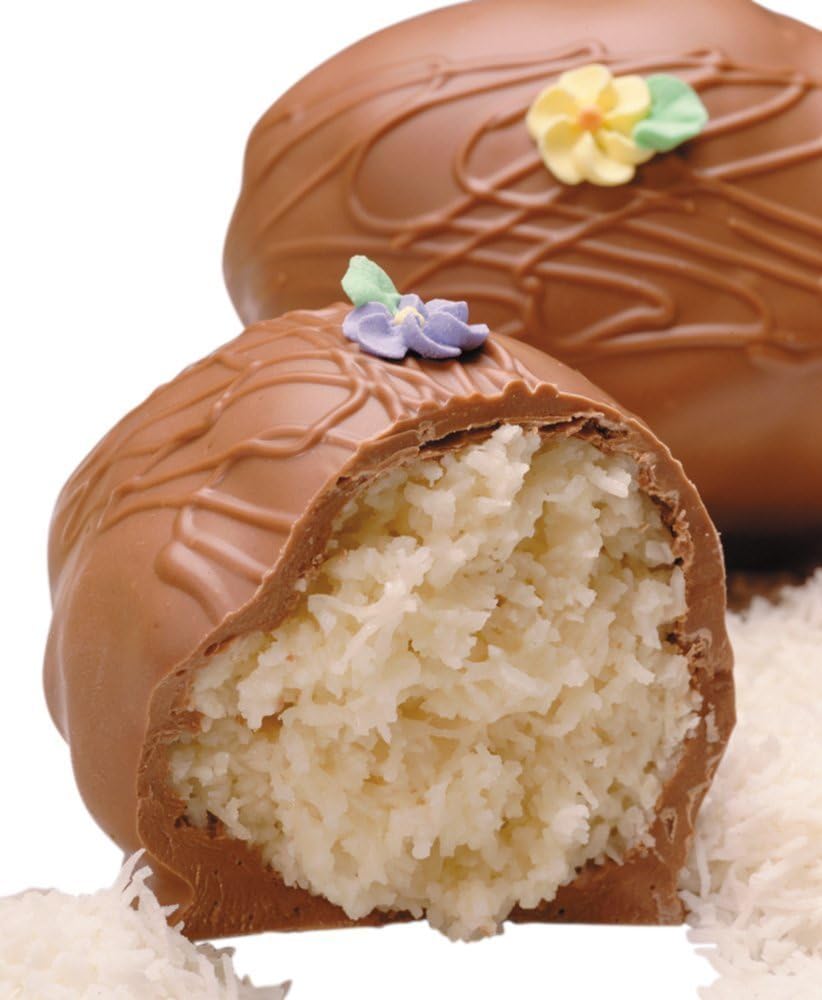 Coconut Easter Egg, Milk Chocolate 8 Ounce Gift Box