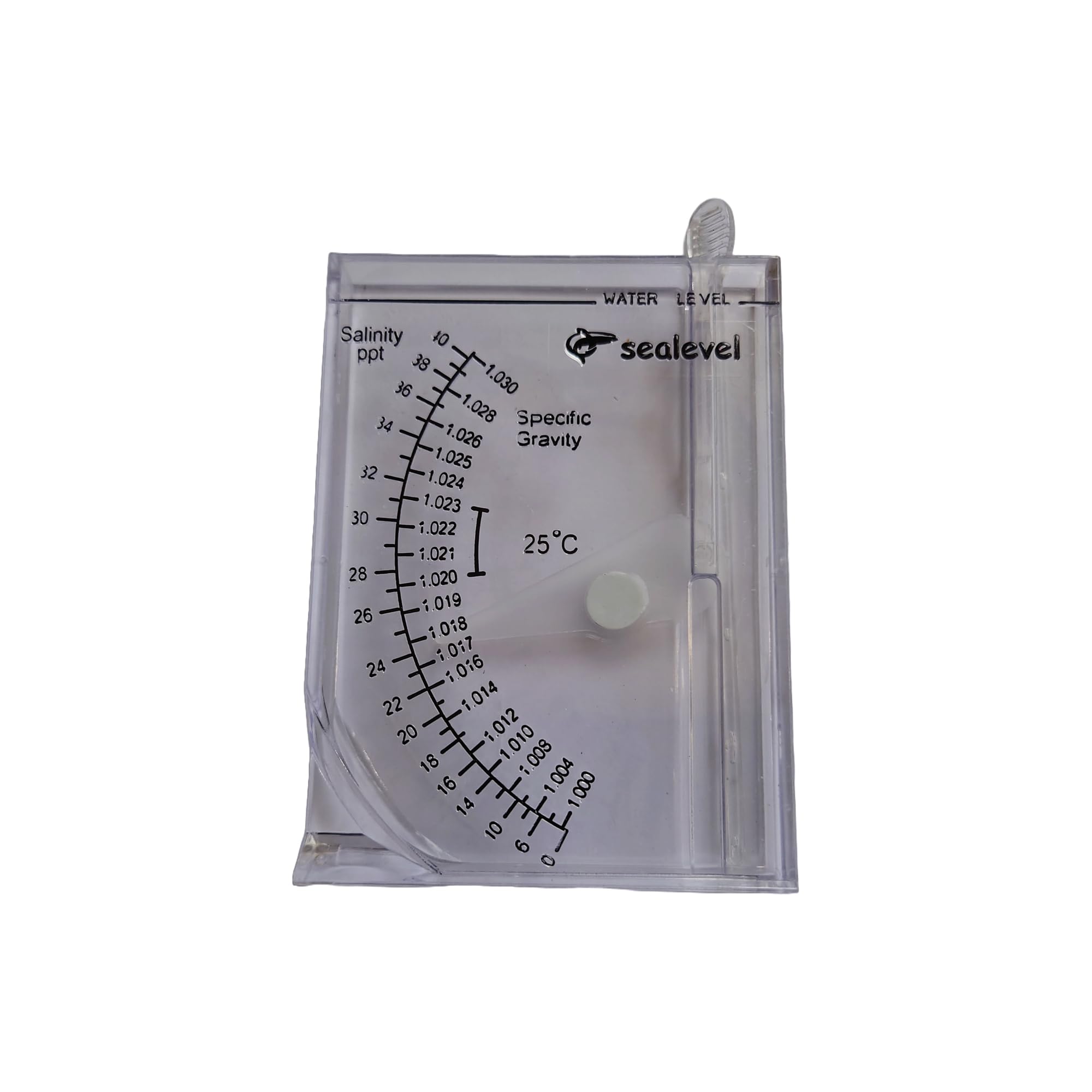 Hydrometer Salzgehalt Tester für Aquarium Meerwasser Fisch Tank Salzwasser