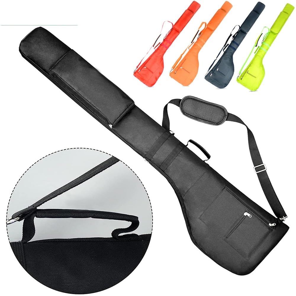 Golf-Tragebags Sport Golf Club Tasche wasserdichte Golf Tasche Große Kapazität Tragbare Zipper Faltbare Golf Zubehör Golf Reise Fall tragebag (Color : Noir)