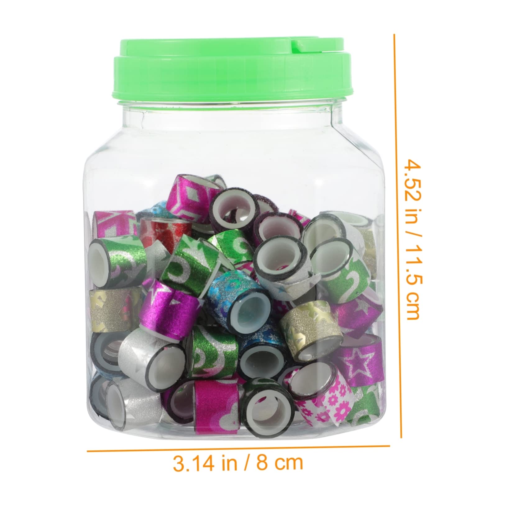 Lurrose 3 Set Di Nastri Adesivi Decorativi Glitterati Per Scrapbooking Mini Nastri Adesivi Di Carta Nastri Di Carta Per Decorazioni 90 Pezzi*3