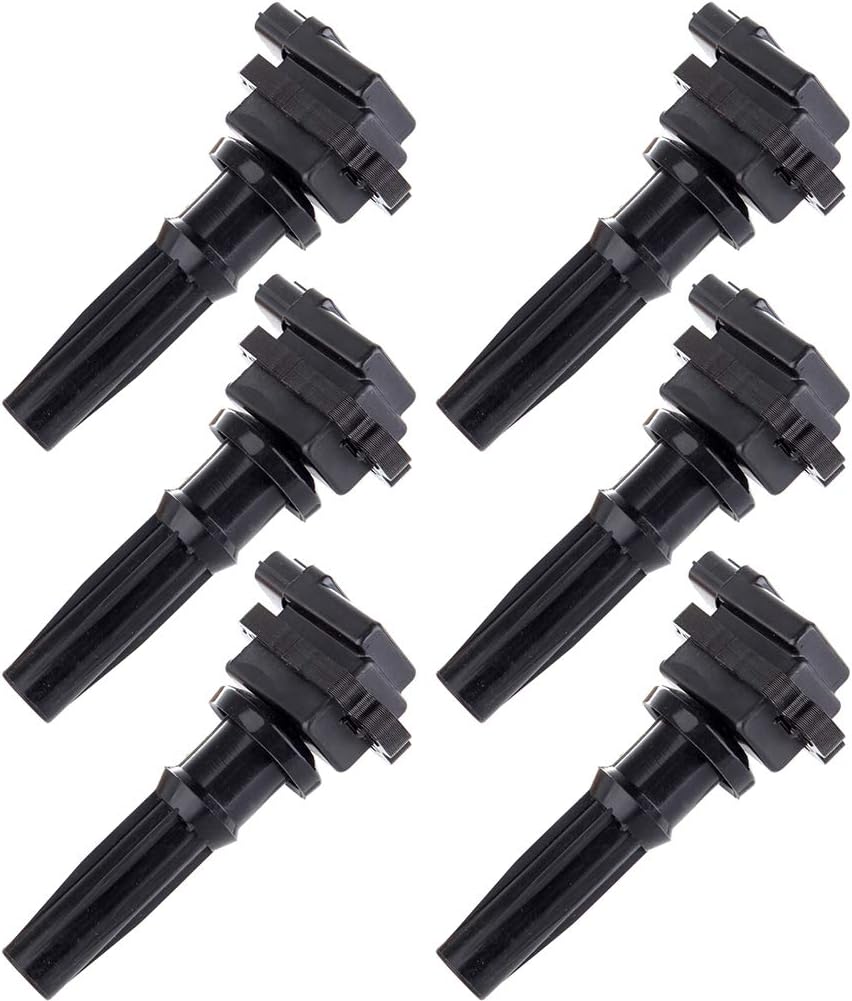 OCPTY Ignition Coil Coils Pack fits UF237 C1159 E525A 5C1287,for Suzuki XL-7 2.7L 2002-2004,for Suzuki Vitara 2.5L 2004,for Suzuki Vitara 2.0L,for Chevrolet Tracker 1.6L 2001-2002 set of 6