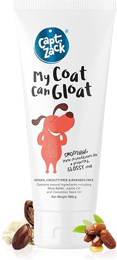 Captain Zack My Coat Can Gloat â€“ Leave-in Conditioner for Dogs & Cats - Soothe and Hydrate Dry Skin of Pets â€“ Paraben ...