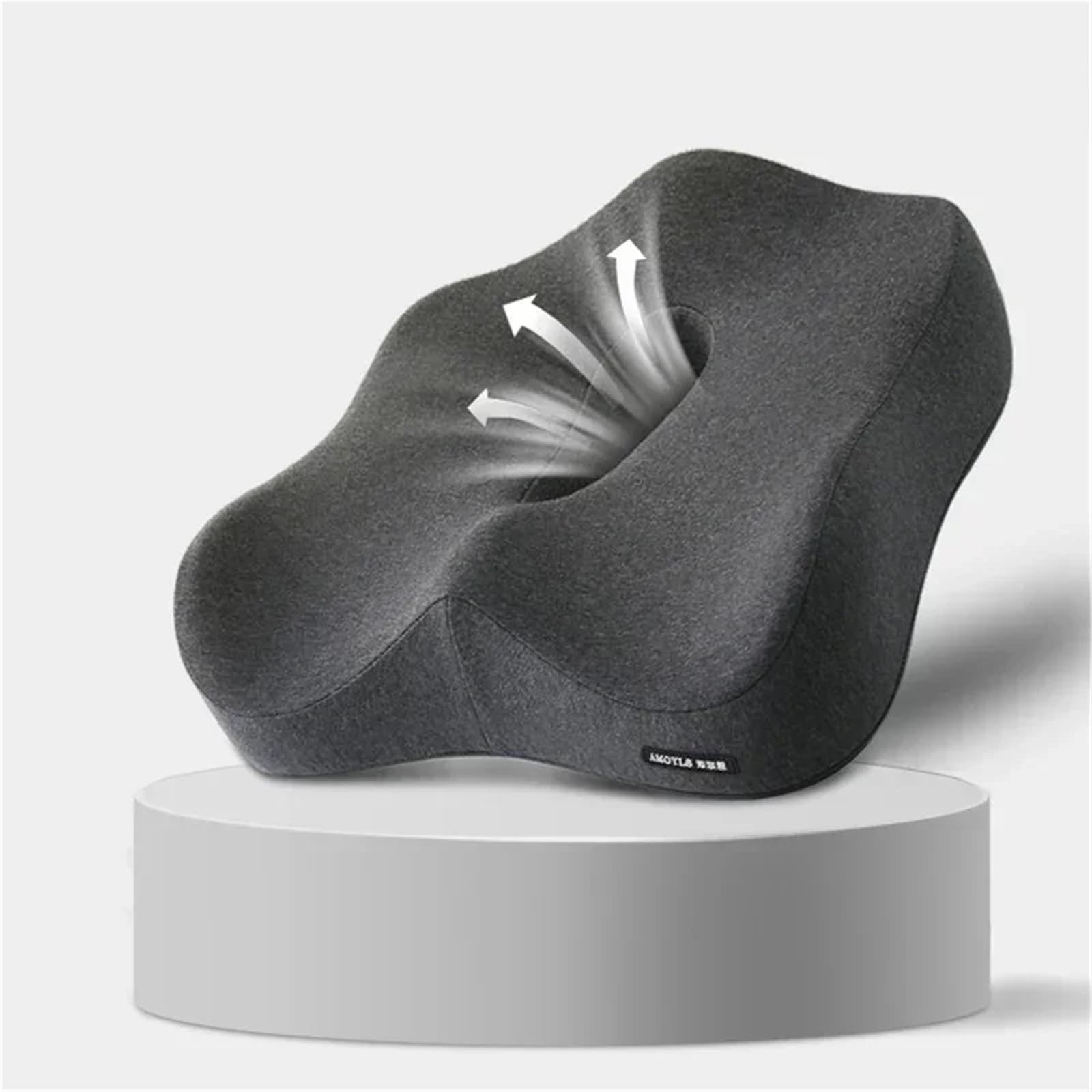 Memory Foam Sitzkissen Memory Foam Bürostuhlkissen Autositz Stützpolster Gesäßkissen Massage Hüftkissen Für Bürostuhl(Basic)