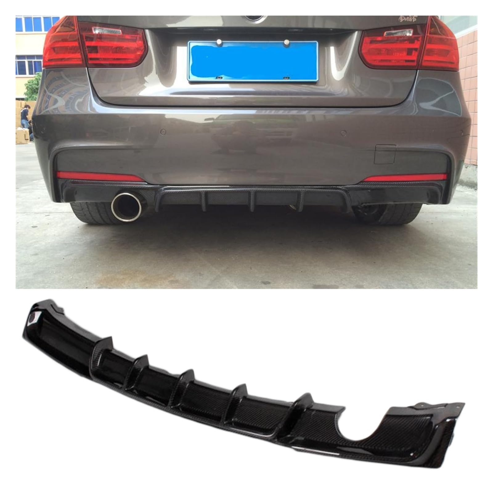 BMW F30 リアルカーボンファイバー リアスポイラー BMW F30 リアル