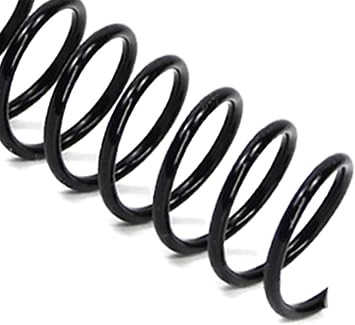 رايسون 31.8 mm البلاستيك دوامة لفائف ملزمة 31 الملعب، 1-1/4 بوصة، 280 ورقة القدرات الأسود لفائف ربط الأشواك - تنوعا للمكتب والمهام التعليمية، حزمة من 50