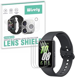 Wisely |3pcs| Screen Guard Protector For Samsung Galaxy Fit 3 Smartwatch |40mm| Bubble Free, Easy installation kit, Clear HD, Full Cover-picture-11