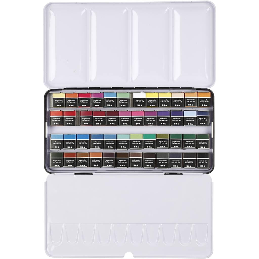 Pigment Art Proff Sartenes de acuarela, colores estándar, talla única
