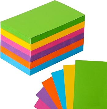 300 PCS 3 5 Index Cards Colored Note Cards Bulk