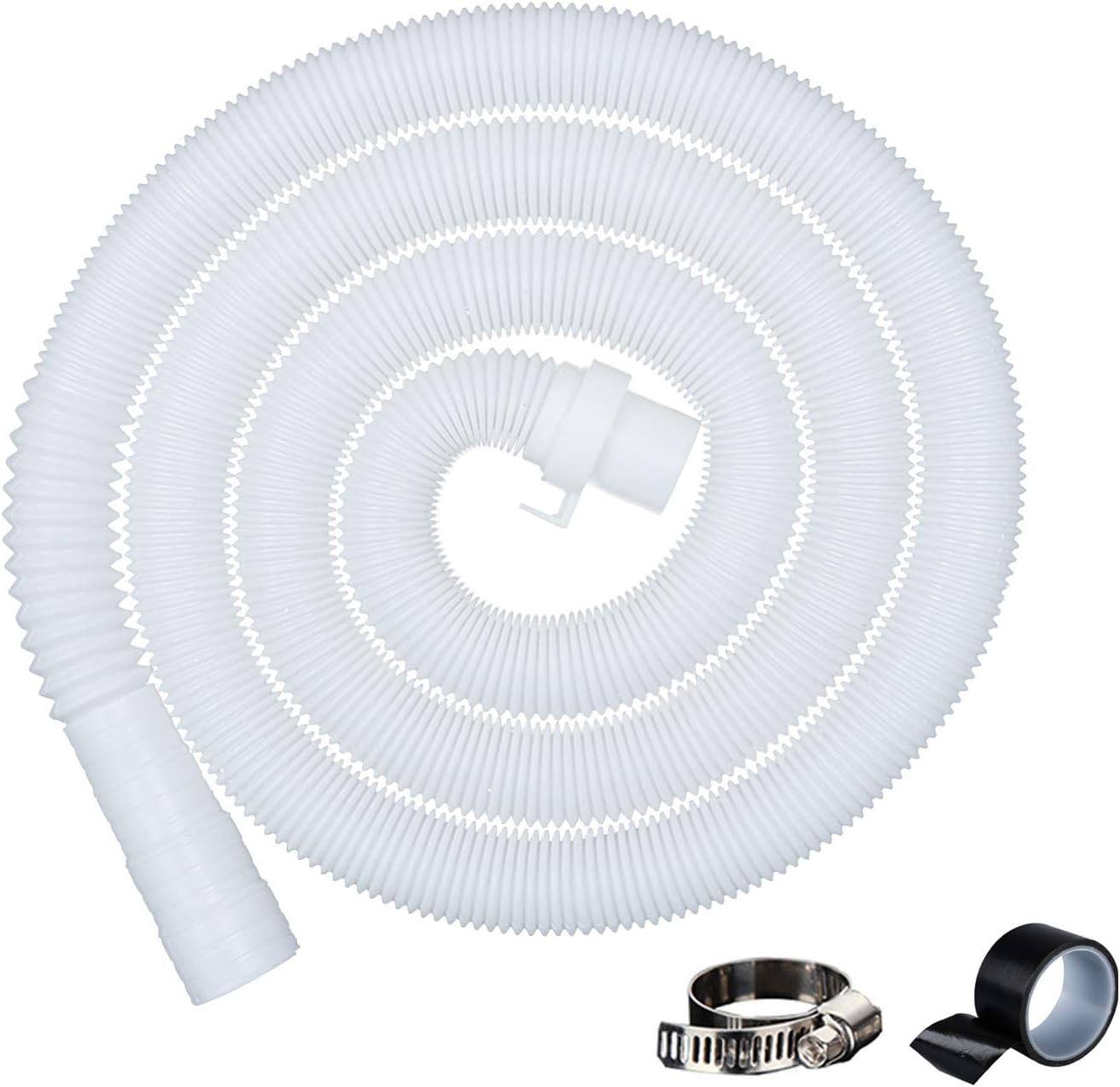 TiCoast Universal Washing Machine Drain Hose, HeavyDuty 6.5ft Drain