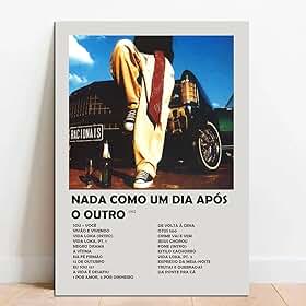 Quadro Placa Decorativa Racionais Nada Como Um Dia Após O Outro em MDF